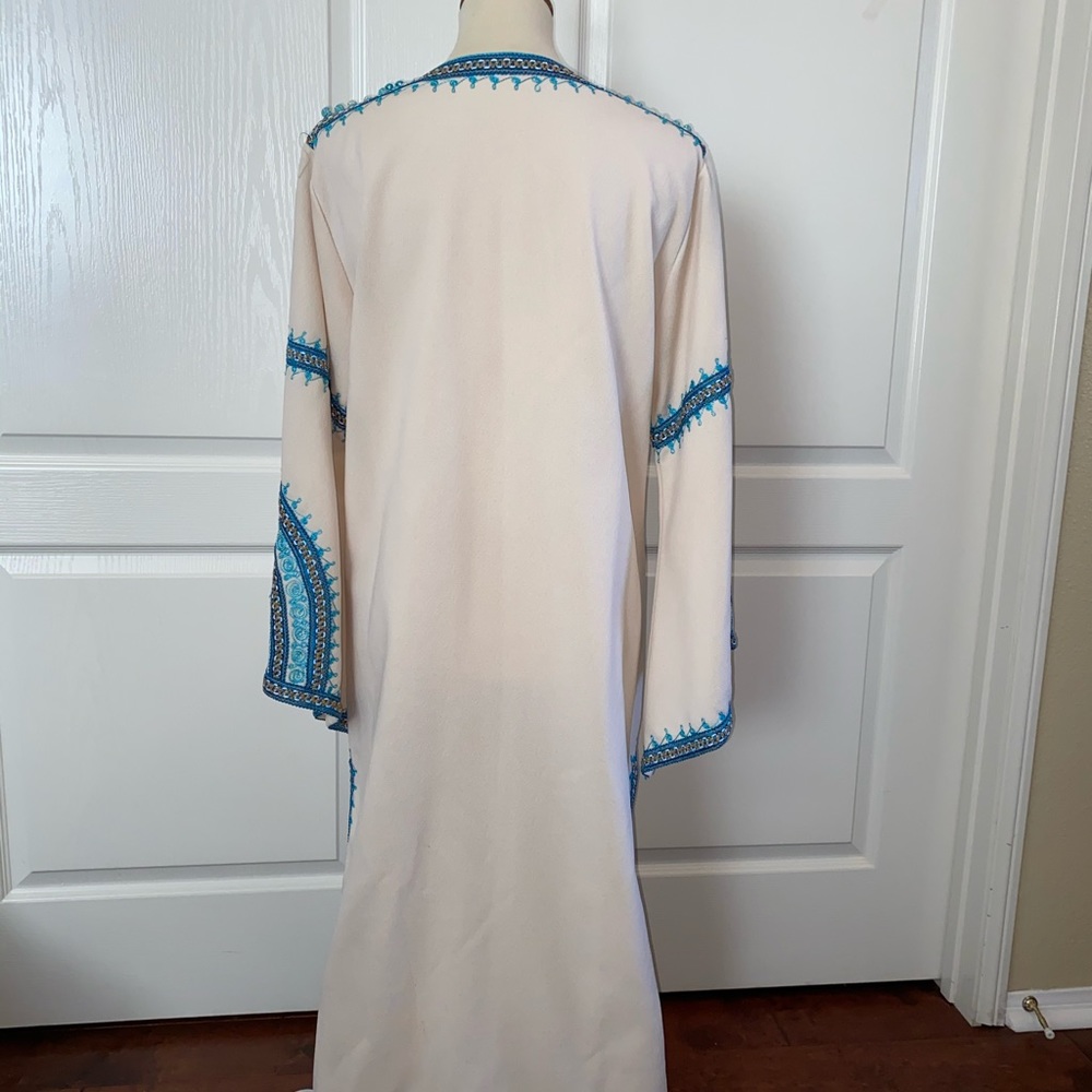 Vintage 60’s /70’s, handmade embroidered caftan kaftan - Picture 10 of 16